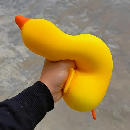 Jumbo Squishy Yellow Duck Fidgets Toys Cute Goose Squeezes Animals Vent Toys Adults Decompression Stretch Toy Friends Best Gift