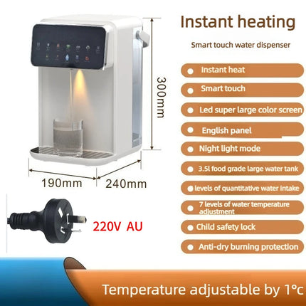 110V/220V Instant-Boil Water Dispenser with Precise Temperature Control Home-Use Direct-Drinking Machine with LED Colour Display