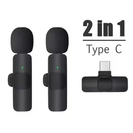 FANGTUOSI Noise-canceling microphone Wireless lavalier microphone for live streaming/YouTube/TikTok/Facebook Mic for Android