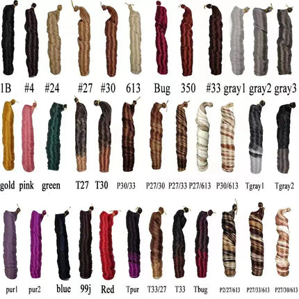 SallyHair Synthetic French Curly Braiding Hair 14Inch 150g Loose wave Curly Pre Stretched Spiral Curls Braiding Hair Extensions