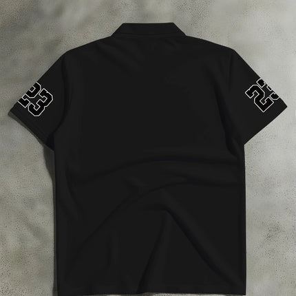 Summer Print Men'S Polo Shirts, Men'S Collared Tops, Dubai Jerseys, Short-Sleeve T-Shirts Available in Multiple Colors