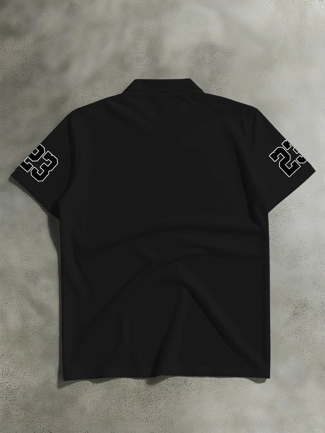 Summer Print Men'S Polo Shirts, Men'S Collared Tops, Dubai Jerseys, Short-Sleeve T-Shirts Available in Multiple Colors