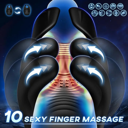Mens Automatic Tapping Masturbator Penis Delay Trainer Pocket Pussy Dicks Glans Vibrator Stimulator Massager Male Adult Sex Toy