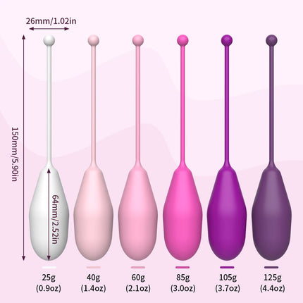 6Color Set Shrinking Ball Female Masturbation Geisha Kegel Ball Vagina Muscle Trainer Vaginal Tighten Exercise Sex Toy for Women