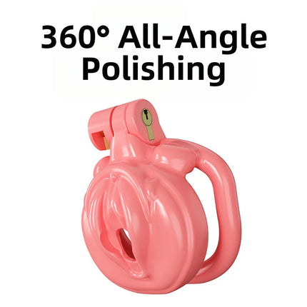 Breathable Resin Male Chastity Cage Anti Removal Anti Cheating 4 Size Rings Abstinence Lock Bondage Toys for Men