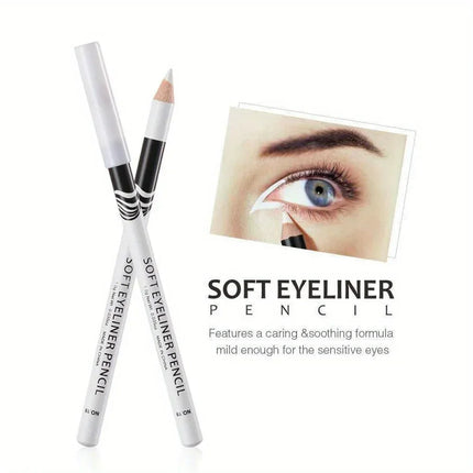 Eyeliner Pencil Eye Styling Pen Professional Portable Quick-dry Eye Liner Pen White for Female Make Up Beauty Cosmetics Tools