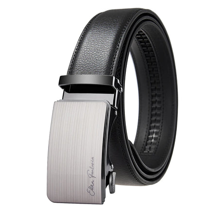 Fashion Designer Belt for Men High Quality Genuine Leather Men's Belt Alloy Buckle Automatic Business Belt for Men