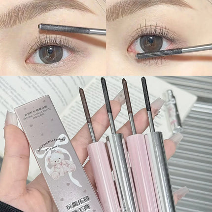 Eyelashes Lengthening Mascara Waterproof Long Lasting Silky Lash Black Brown Eyelashes Extension Make Up Beauty Eye Cosmetic