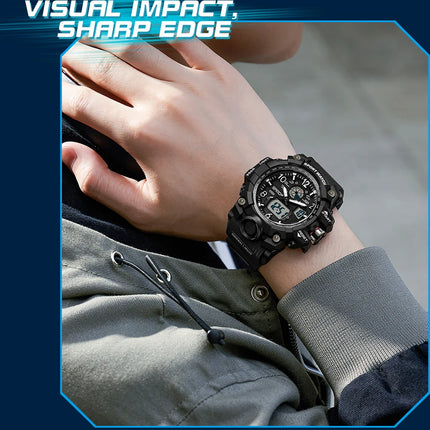SANDA Brand G- Style Military Watch Men Digital Shock Sports Watches For Man Waterproof Electronic Wristwatch Mens Relogios 3169