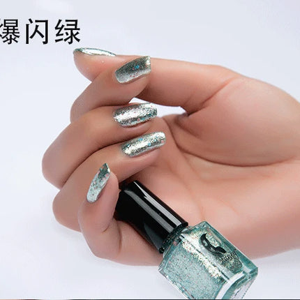 Metal Colour Nail Gel Polish Semi Permanent Mirror Gel Varnish Base Top Coat UV Gel Varnish Soak Off Nails Art Glue Nail Polish