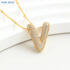 V / Large Necklace