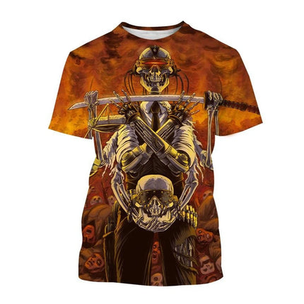 2024 Megadeth 3D Printed T-Shirts Fashion Rock Band Men's Casual T-shirt Summer Men Women Punk Funny Hip Pop Short Sleeve Kids