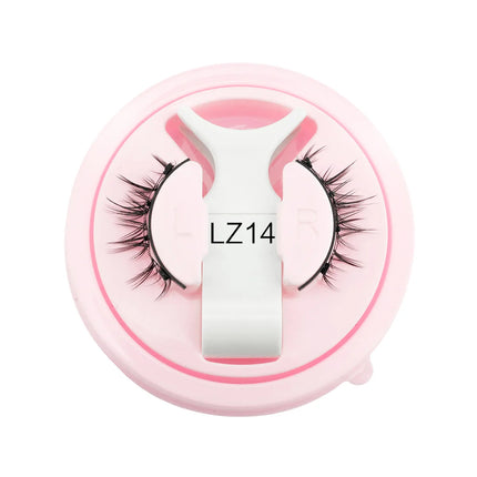Lanjinglin Magnetic Eyelashes 1 Pair Natural Faux Mink Lashes Reusable False Eyelashes Tweezer Set Eyelash Extension Makeup Tool