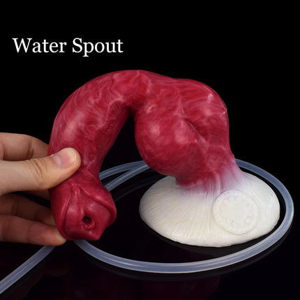 NNSX Ejaculation Dildo with Strong Suction Cup Wolf/Dog Anal Plug Silicone Adult Sex Toy Anal Dilator G-spot Massage Masturbation