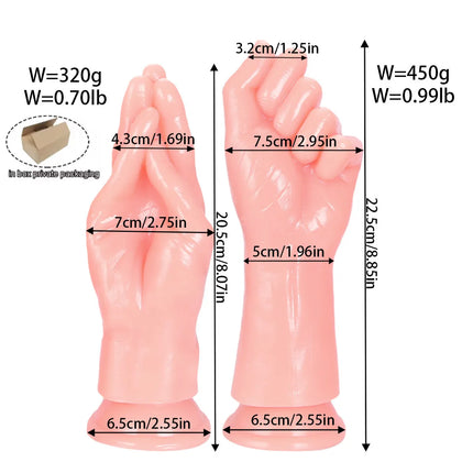 New Fisting Dildo Anal Plug Suction Cup Buttplug Big Hand Stuffed Butt Plug Large Penis Fist Masturbators Sex toys For Men Women