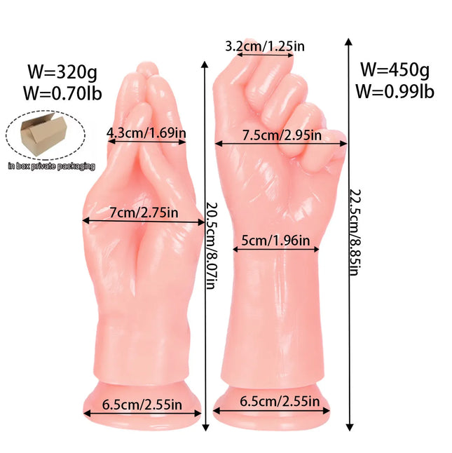 New Fisting Dildo Anal Plug Suction Cup Buttplug Big Hand Stuffed Butt Plug Large Penis Fist Masturbators Sex toys For Men Women