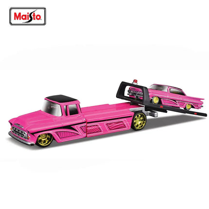 Maisto 1:64 1957 Chevrolet Flatbed Design elite transport die-cast precision model car Model collection gift