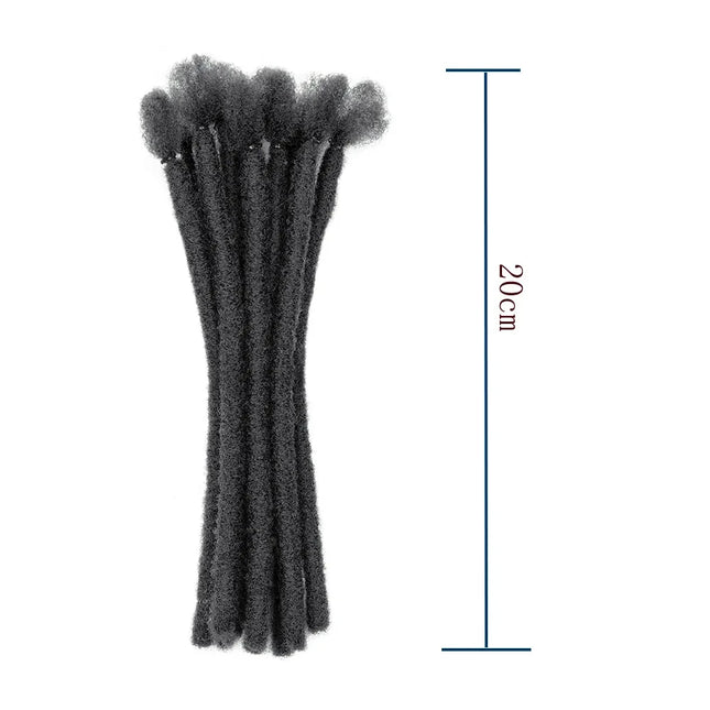 Dreadlocks Synthetic Extensions 8 Inch 10 Strands Loc Dreads Crochet Extensions Fashion Hip-hop Style Natural Braiding Hair