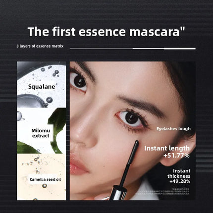 Judydoll Waterproof Lengthening Curling Lash Mascara & PrimerSet in Metal Tube with Fine Comb Brush - Smudge Proof Makeup Beauty