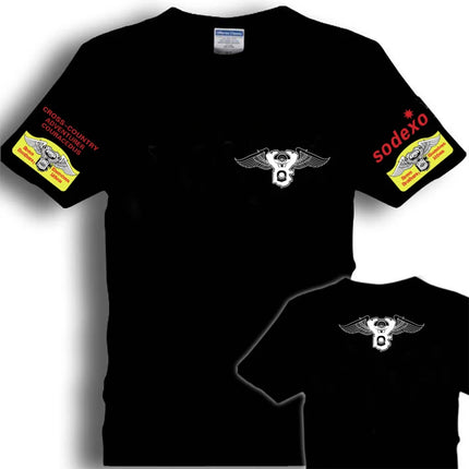 Off-road E-family Cotton Motorcycle T-shirt BMW Printing Short-sleeved Locomotive Racing Car Mercedes-Benz Audi Men's Clothing