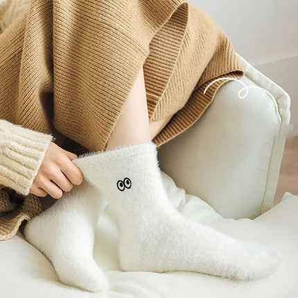 Fashion Couple Winter Toe Wrap Warm Plaid Plush Slippers Men Women Thick Soft Sole Slides Indoor Floor Flat Home Non-slip Shoes