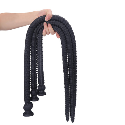 New 100cm Super Long Butt Plug Soft Thread Large Anal Whip In-Depth Anal Dildo Masturbator Anal Stimulator Sex Toy For Men Women