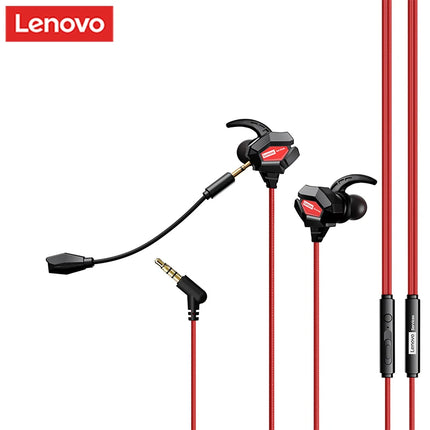 Lenovo New Y109 Gaming Headset with Microphone 3.5mm Type-C Wired Earphones HiFi Noise Isolating Earbuds for Phone PC Switch PS4