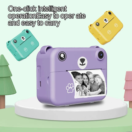 Kids Digital Camera Photography Instant Print Photo 1080P HD With Video Recorder Mini Thermal Printer Educational Birthday Gifts