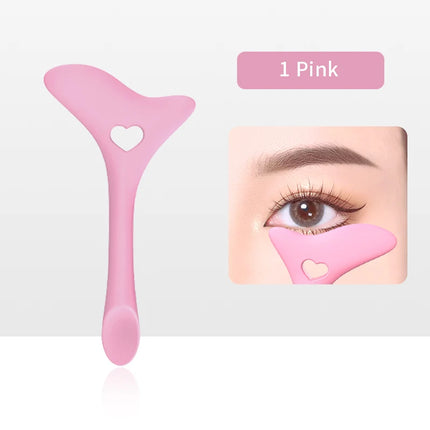 Reusable Silicone Eyeliner Stencils Soft Wing Tips Marscara Drawing Lipstick Wearing Aid Face Cream Mask Applicator Makeup Tool