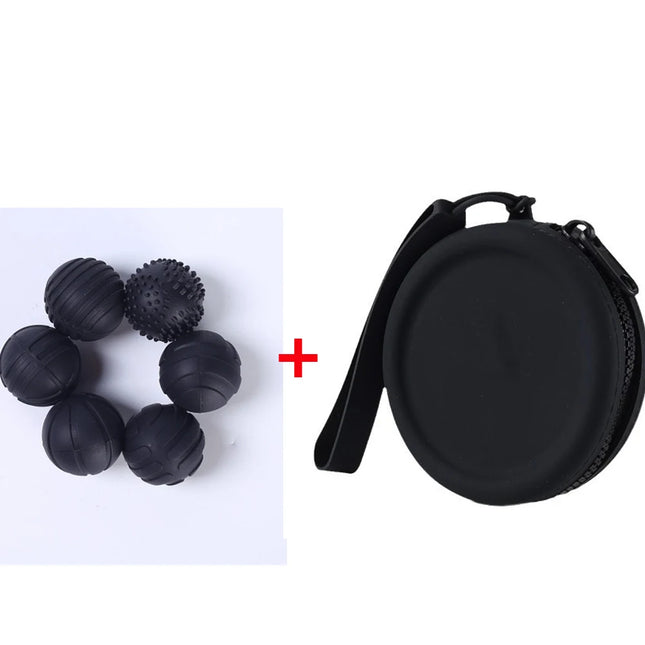 Set of 6 Magnetic Sensory Balls with Storage Bag Silicone Stress Relief Finger Activity Toy