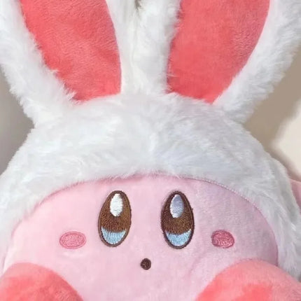 20cm-30cm Rabbit Ear Kirby Plush Plush Toys Hug Pillow Grabbing Machine Doll Room Decoration Children'S Toys Girl'S Holiday Gift