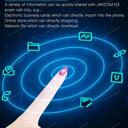 N3 Super Value Smart Nail New Multi Function Chip Intelligent Nail No Charge Required NFC Smart Wearable Gadget For Phone Call