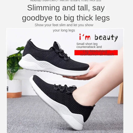 2025 Sports Running Shoes Women's Mesh Breathable Walking Women's Sports Shoes Comfortable and Fashionable Casual Sports Shoes