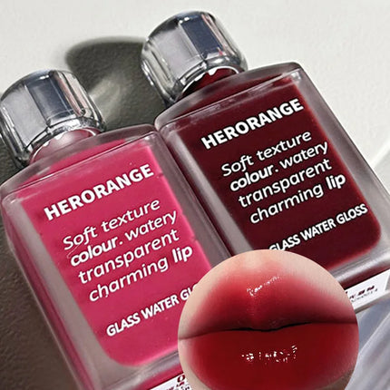 Moisturizing Plump Lips Mirror Effect Lip Color Non Greasy Texture Liquid Lip Pigment Not Easy To Stick Lightly Lip Glaze