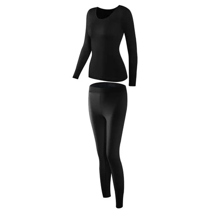 2 Pieces Women Thermal Underwear Trousers Suit Skin Care Clothes Autumn Clothes Seamless Thermo Clothing Top Tights