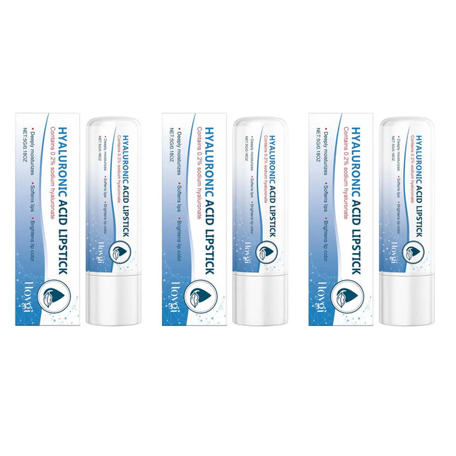 1/2/3pcs Hyaluronic Lip Balm Lips Skincare Anti Cracking Nourishing Brightening Moisturizing Lip Balm Lipstick Lips Skin Care