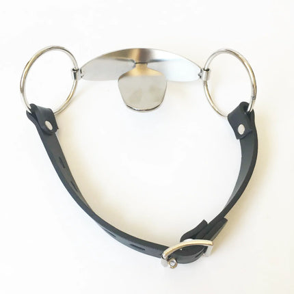 Stainless Steel Adjustable Open Mouth Gag Tongue Flail Sex Slave BDSM Bondage Restraints Fetish Sex Toys For Couples Erotic Toys