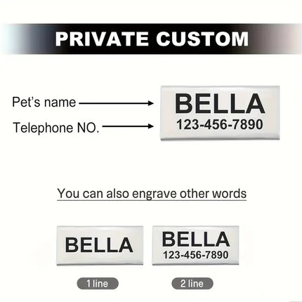 Personalized ID Tag Bohemian Cat Collar with Bell Custom Safety Breakaway Adjustable Engraved Small Kitten Necklace