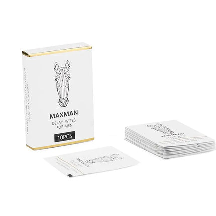 10pcs Male Delay Wipes Natural Wet Tissue Lasting Long Penis Wipes Enlargement Harder Anti Premature Ejaculation External Use