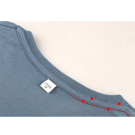Long Sleeves T-Shirts Men Tee Tops Male Cotton Plain Tshirts Pullovers Plus Size 4XL 5XL Undershirts Man Clothing Autumn Spring