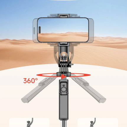 TOKQI Extendable Tripod with Bluetooth Remote,1/4'' Screw,Phone Holder,72inch Monopod for Smartphone Camera Projector brackets