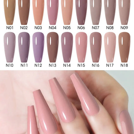 NAILCO 283Colors Gel Nail Polish Top Base Vernis Semi Permanent UV Gel Varnish Nails Art Varnish Hybrid Manicure