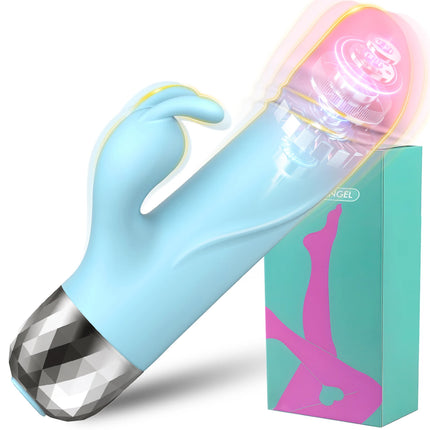 Powerful Rabbit Vibrator for Women Clitoris Stimulator Silicone G Spot Vagina Massager Female Dildo Sex Toys for Adults 18+