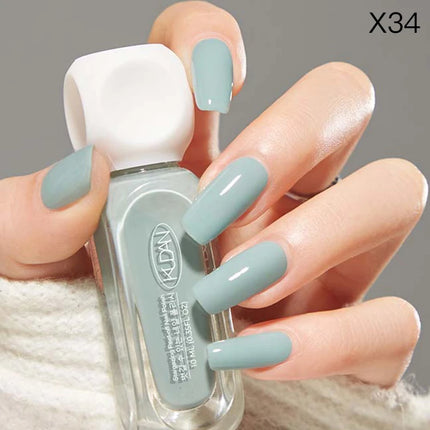 1PC 10ml Glass Bottle Water-Based Peel Off Nail Polish For Nails Colorful Chrome Varnish  Nail Art DIY Manicure No Need Lamp