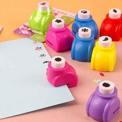 24 Puncher Shape Mini Scrapbook Punches Handmade Cutter Card Craft Hole Punch Scrapbook Paper Punch DIY Mini Puncher for Kids