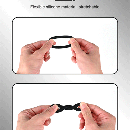 Silicone Cock Penis Rings Penis Ring Sex Toys for Men Enlargers Erection Enhancing Ultra Soft Long Lasting Stronger Cockring 18+