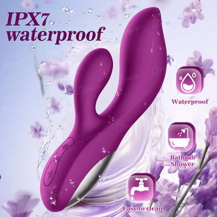 10 Powerful Vibration Modes Rabbit Vibrator G Spot Massager Clitoris Stimulator for Women Sex Toys Shop Adults Goods for Female