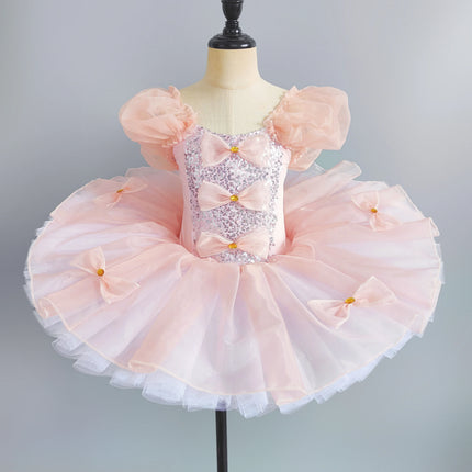 Dance Wear Summer Children Clothing Princess Performance Fairy Tutu Kids Clothes Ballet Leotards for Girls Dress Stage Costumes
