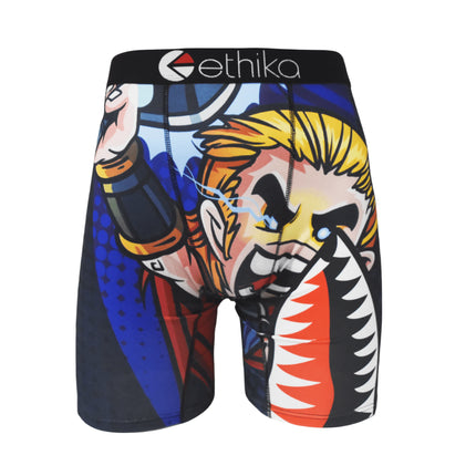 Men's Boxer Briefs Polyester Elastic Breathable Anti-Bacterial Underwear S-XXXL 1pc U-Convex Design Mid Waist Comfort for Men