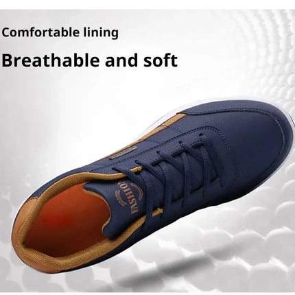 Men's Sneakers Sports Casual Shoes Leather Outdoor Men Walking Shoe Four Seasons Soft Bottom
